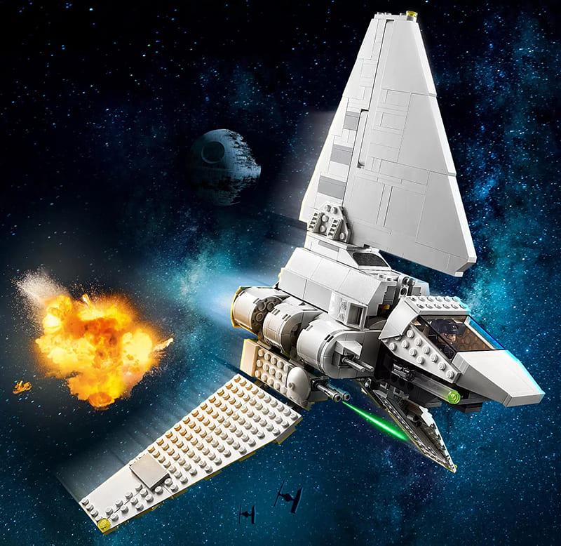 Световые мечи в конструкторе Lego Star Wars Имперский шаттл